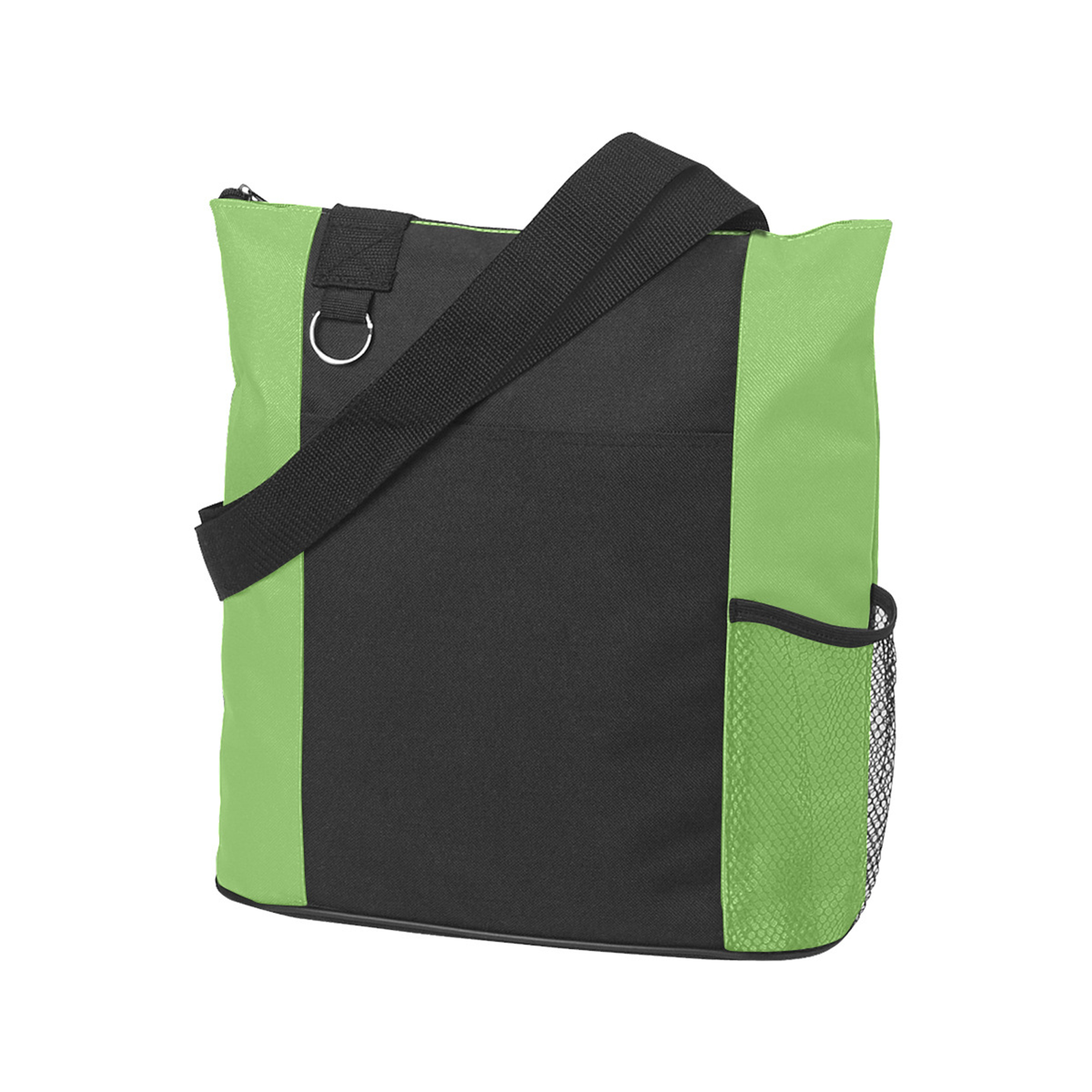 Oxford Zipper Tote With Shoulder Strap 13.7" Length X 13.7" Width X 4.3" Height 7