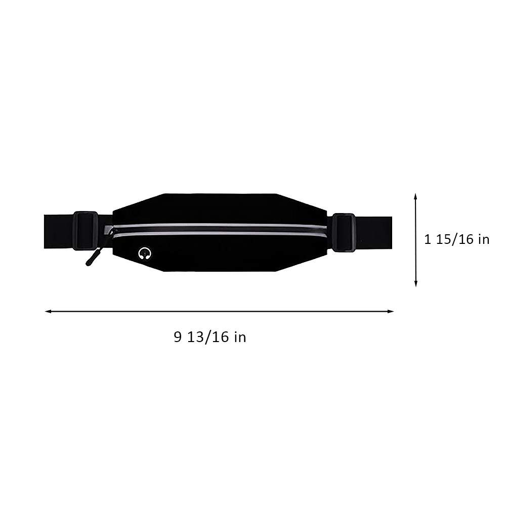 Reflecstive Running Waist Pack with Earphone Port 1