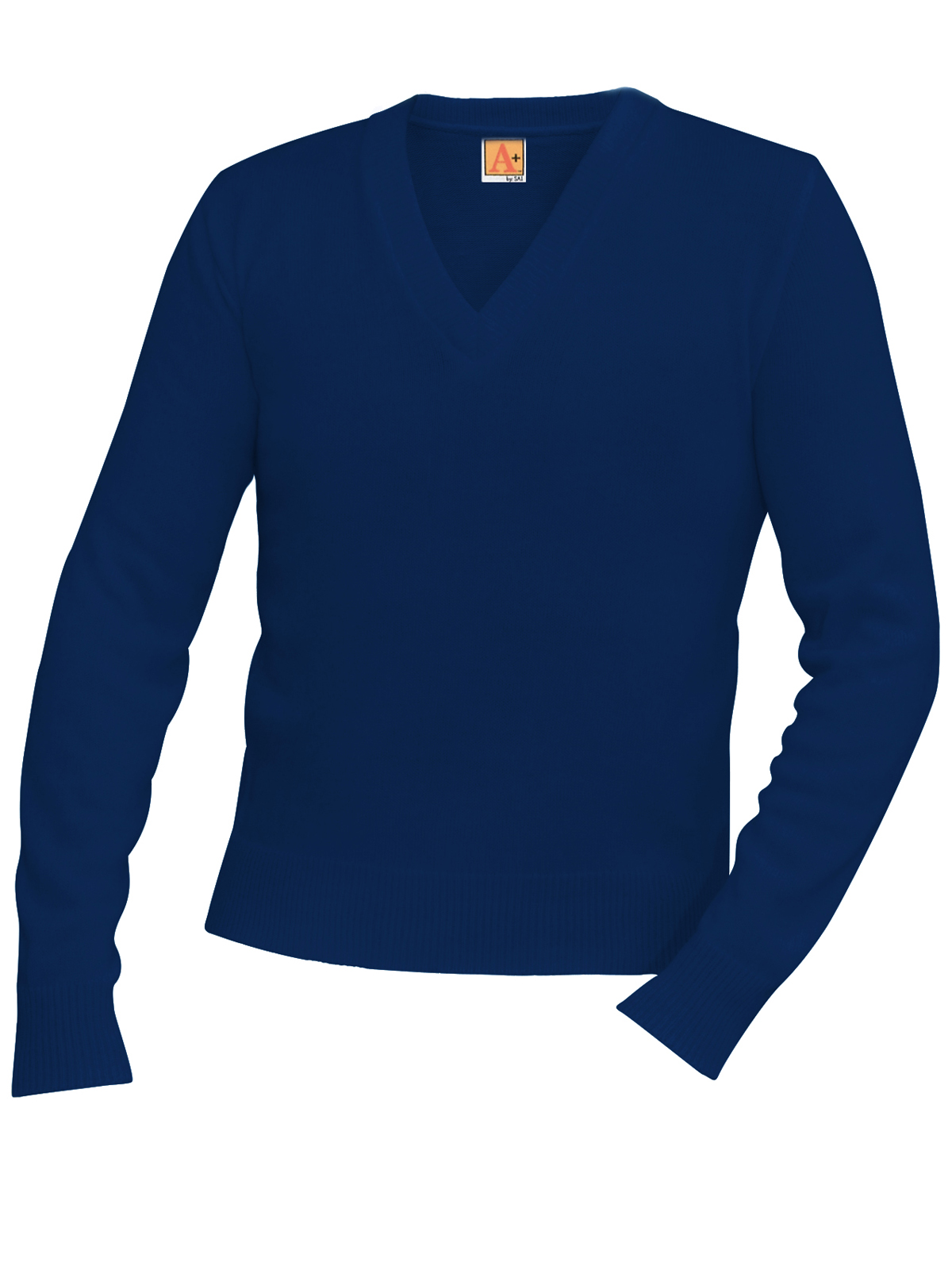 A+ Uniforms - Unisex Jersey V-Neck Long-Sleeve Pullover Sweatshirt 17