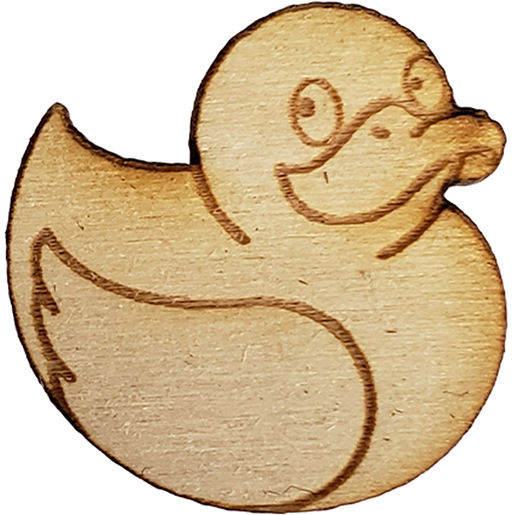 Wood Lapel Pins: 3/4" W x 3/4" H 2