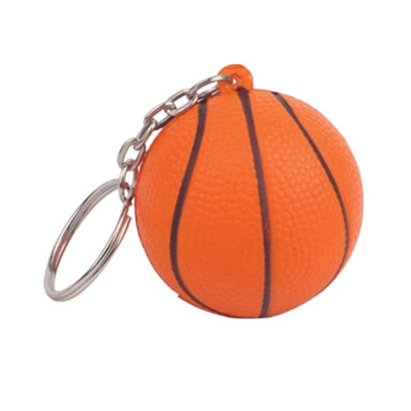 Basketball Stress Reliever Keyring 2