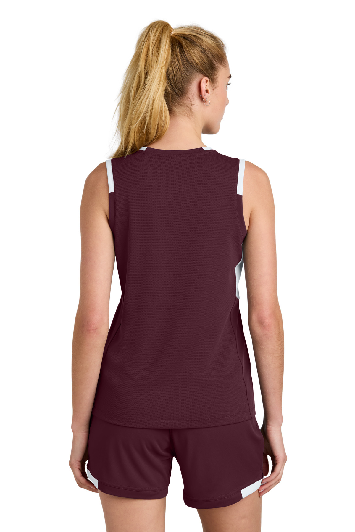 Sport-Tek Women's Club Sleeveless V-Neck LST441 9
