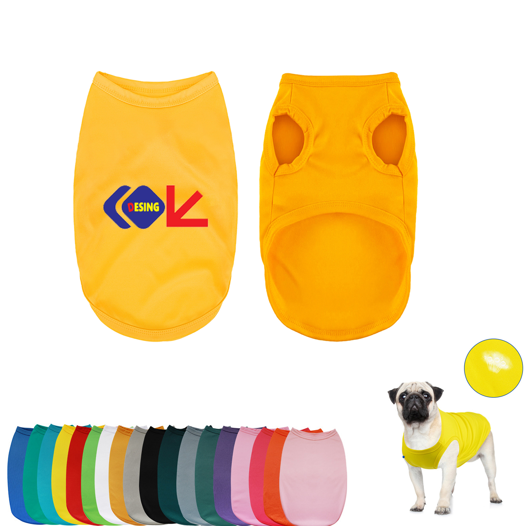 Lightweight Polyester Pet T-Shirt for Everyday Comfort 1