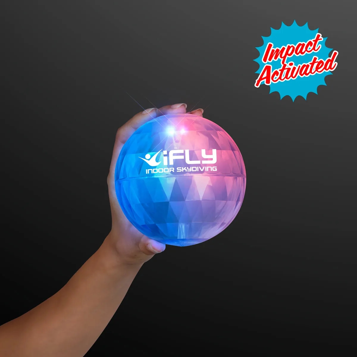 Super Sized Blue Air Bounce Balls with LEDs 5