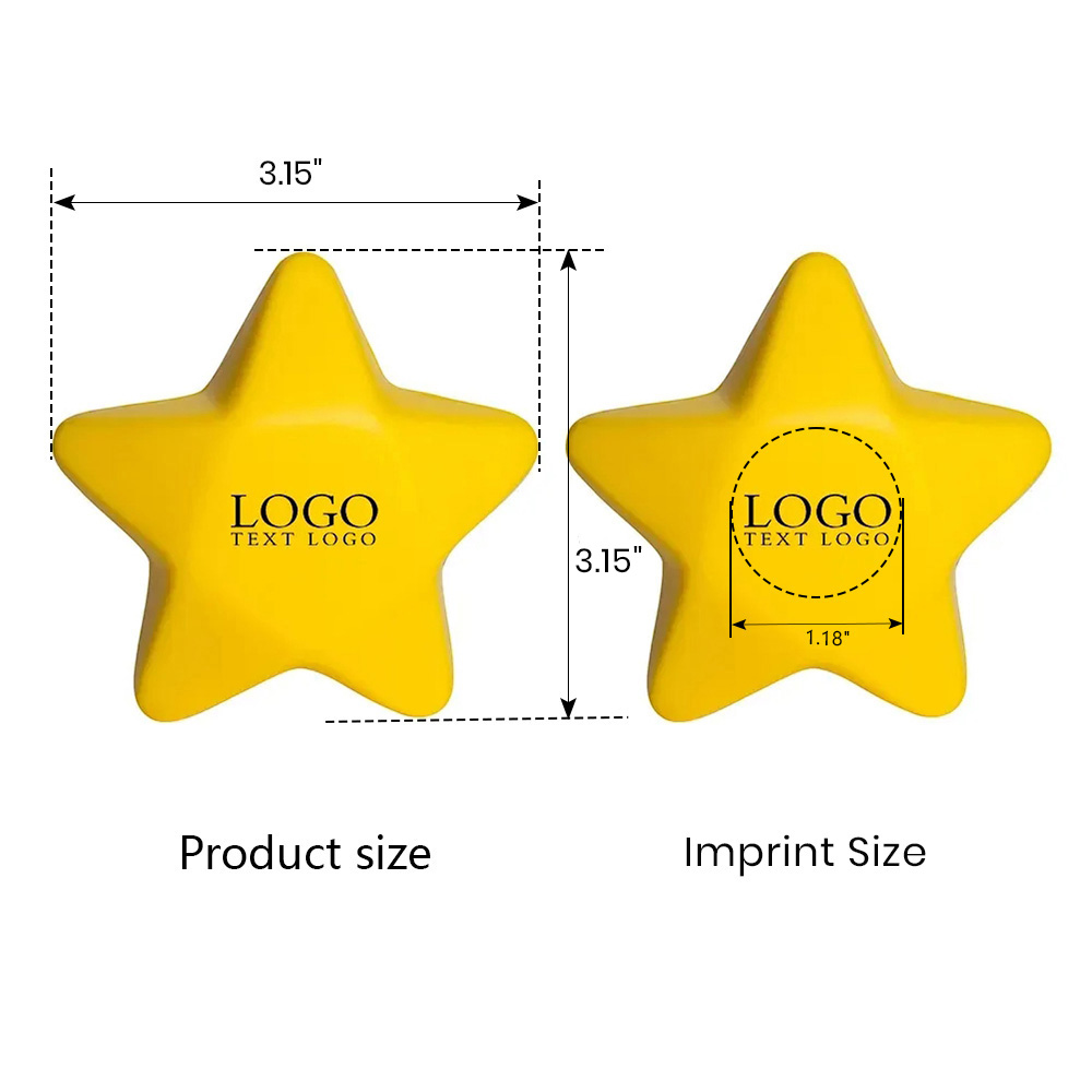 Custom Star Stress Ball 6