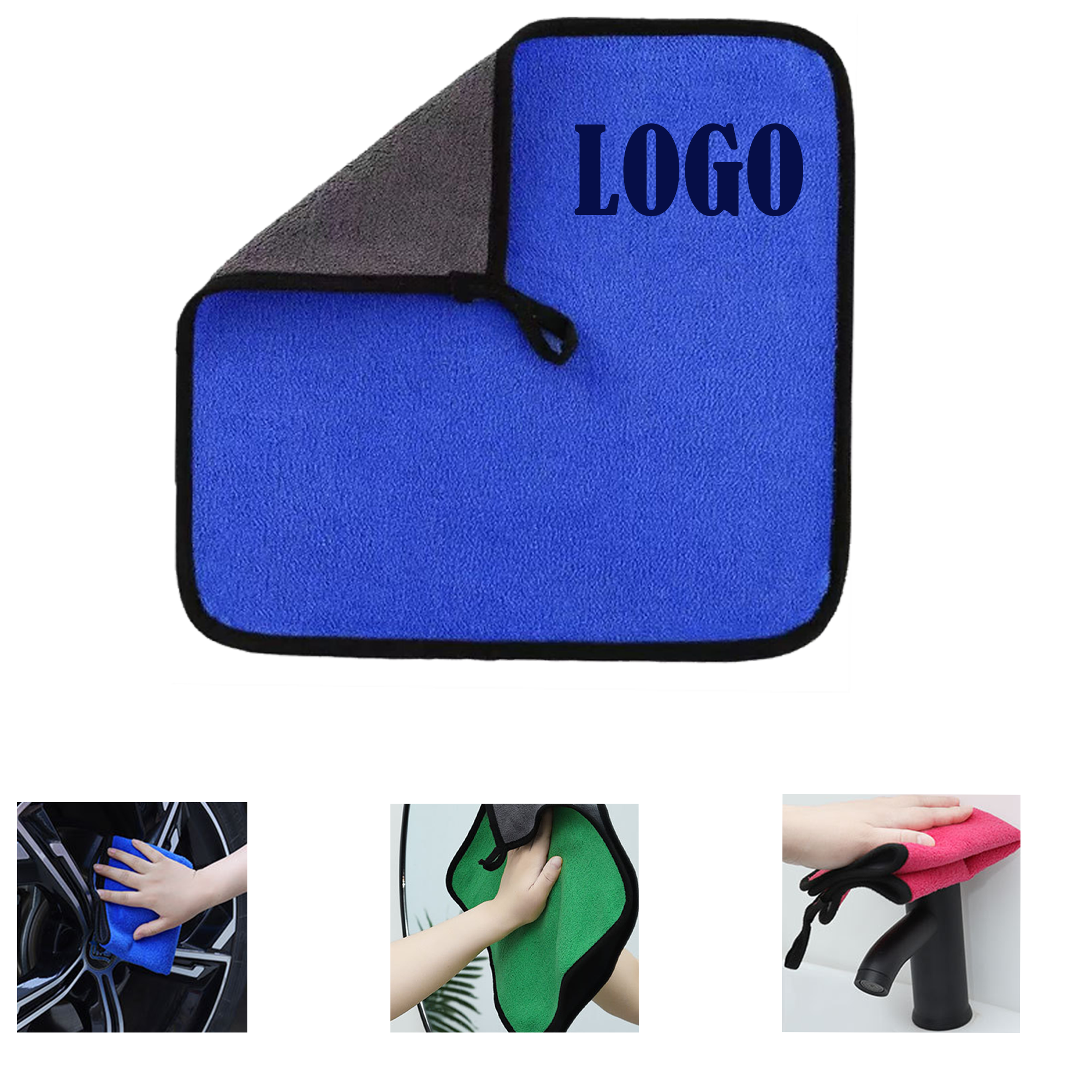 Microfiber Cleaning Cloth For Glass MOQ50 2