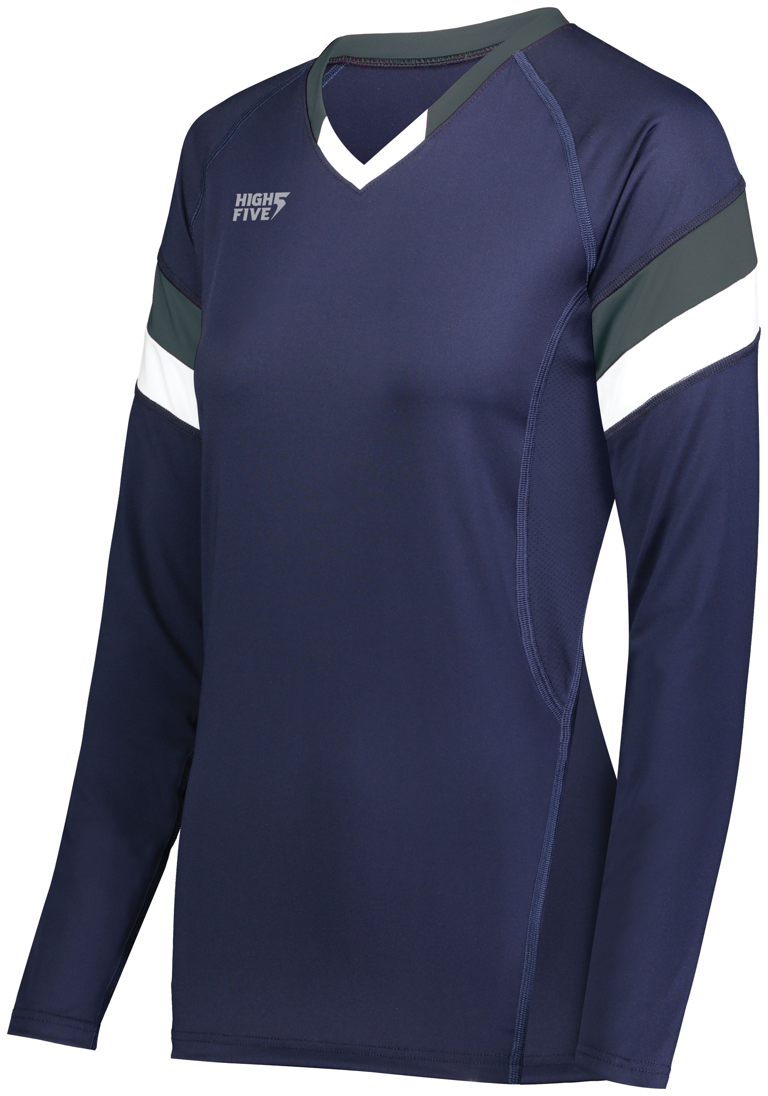 Ladies TruHit Tri-Color Long Sleeve Jersey 8