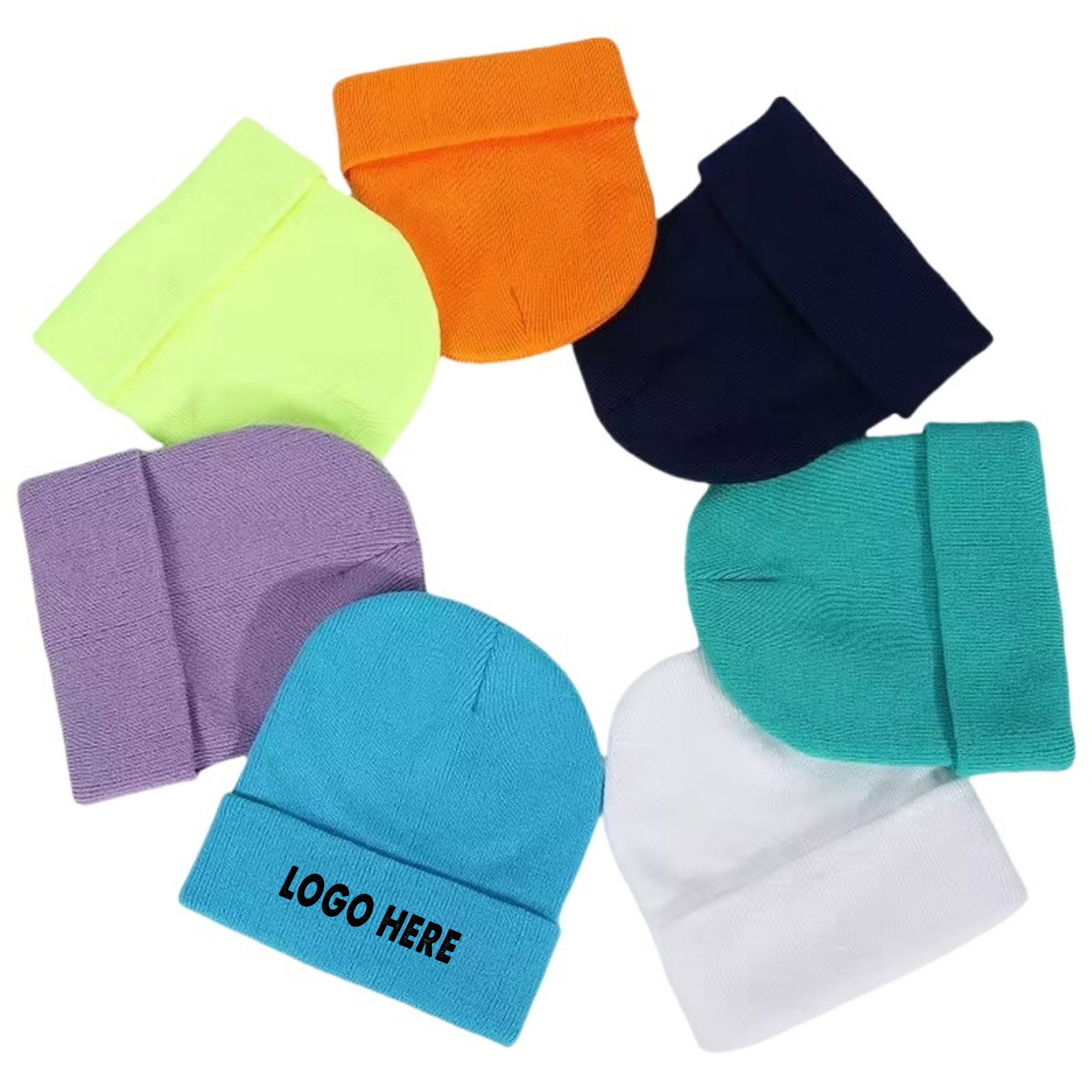 Knit Cuff Beanie Cap 2