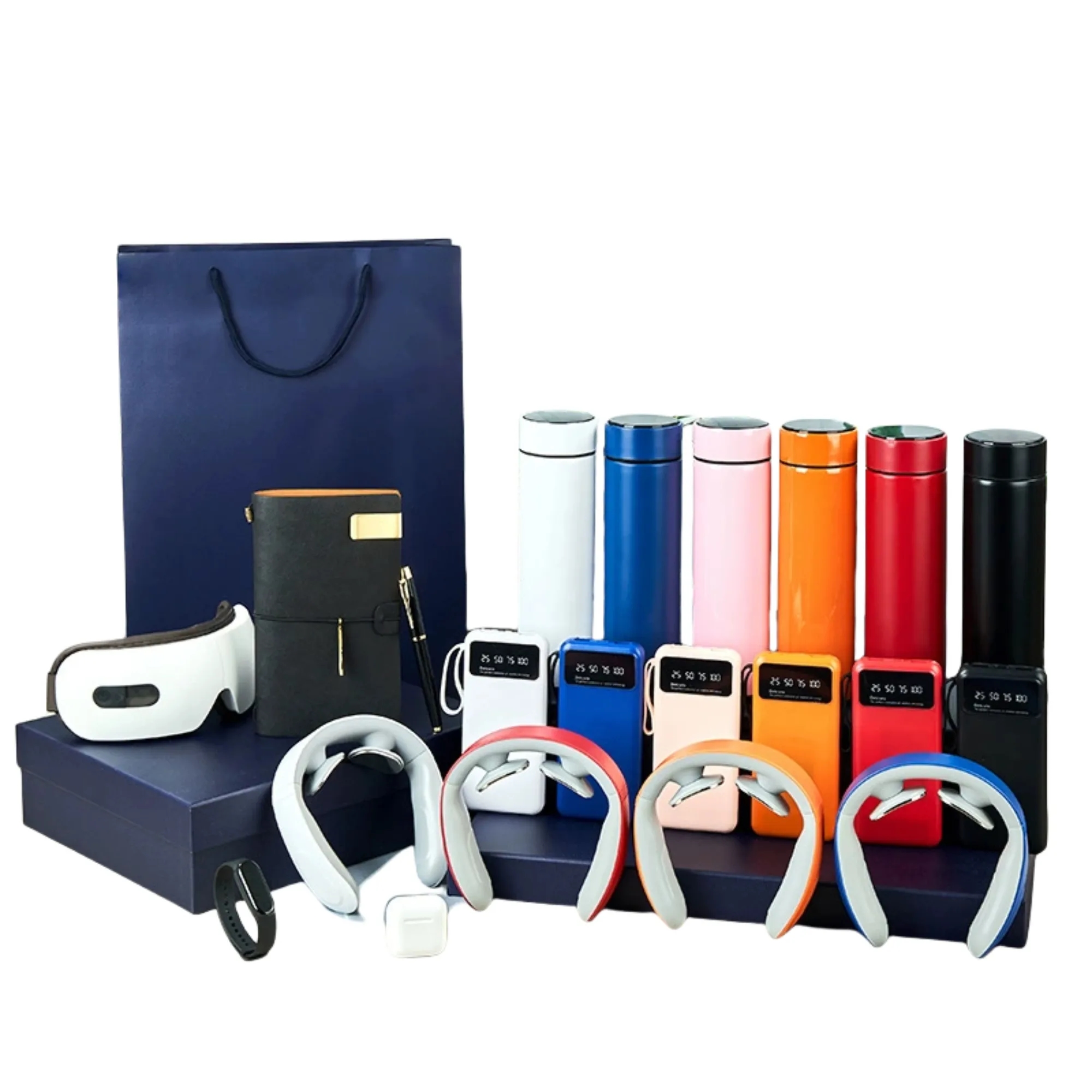 2Pcs Business Gift Set Tumbler With Massage Device 3