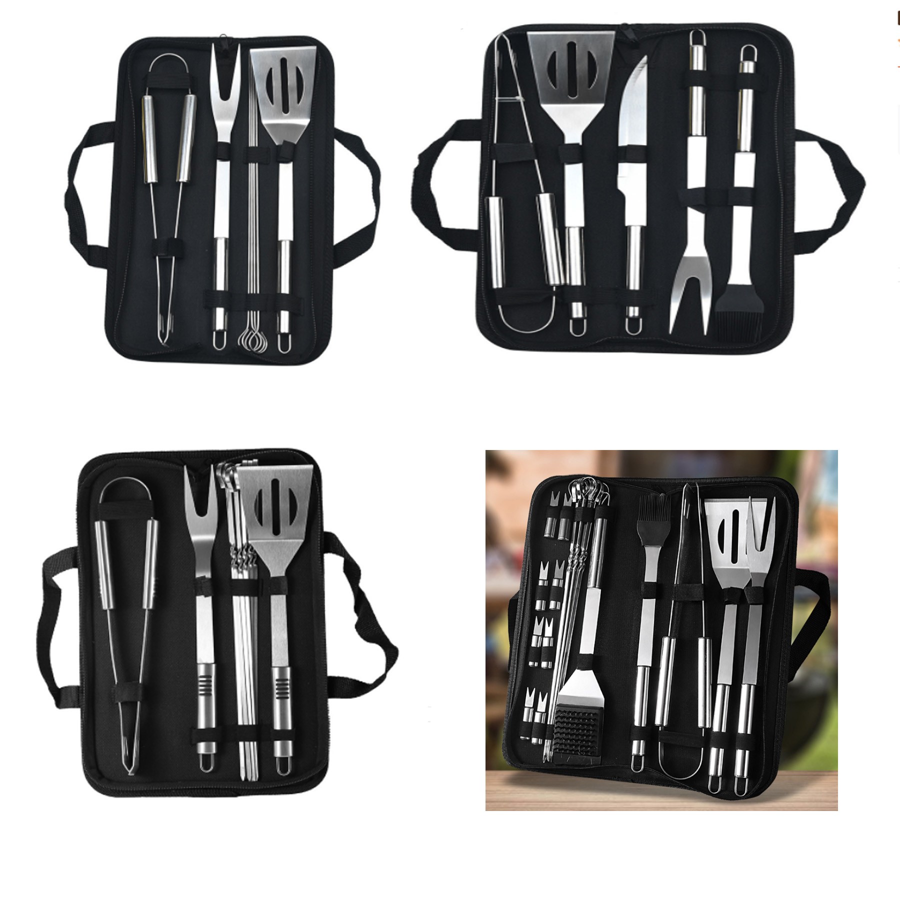Bbq Tool Set In Carrying Case 2