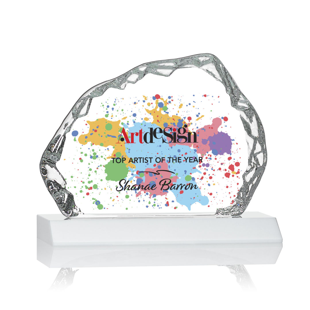 Aspen Iceberg VividPrint™ Award on Base 21