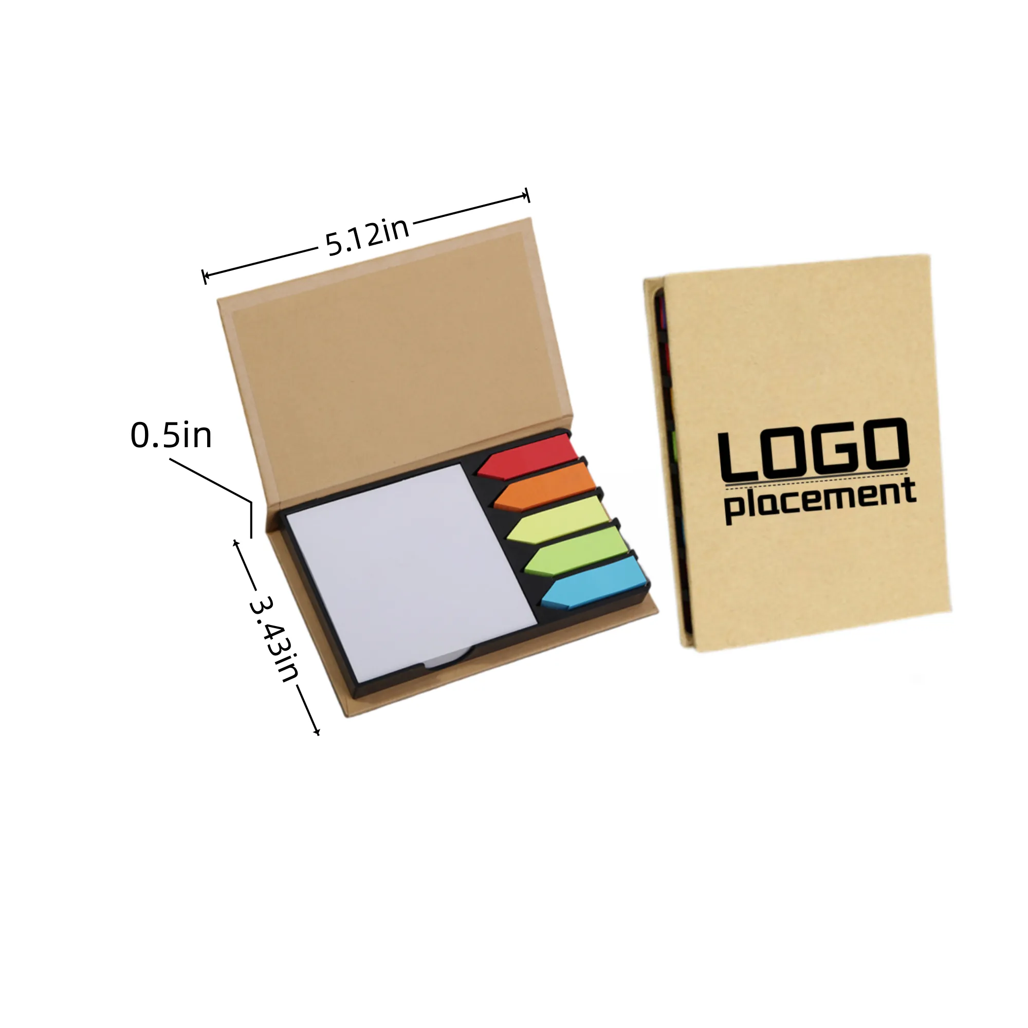 Kraft Paper Multi - Color Office Memo Box 2