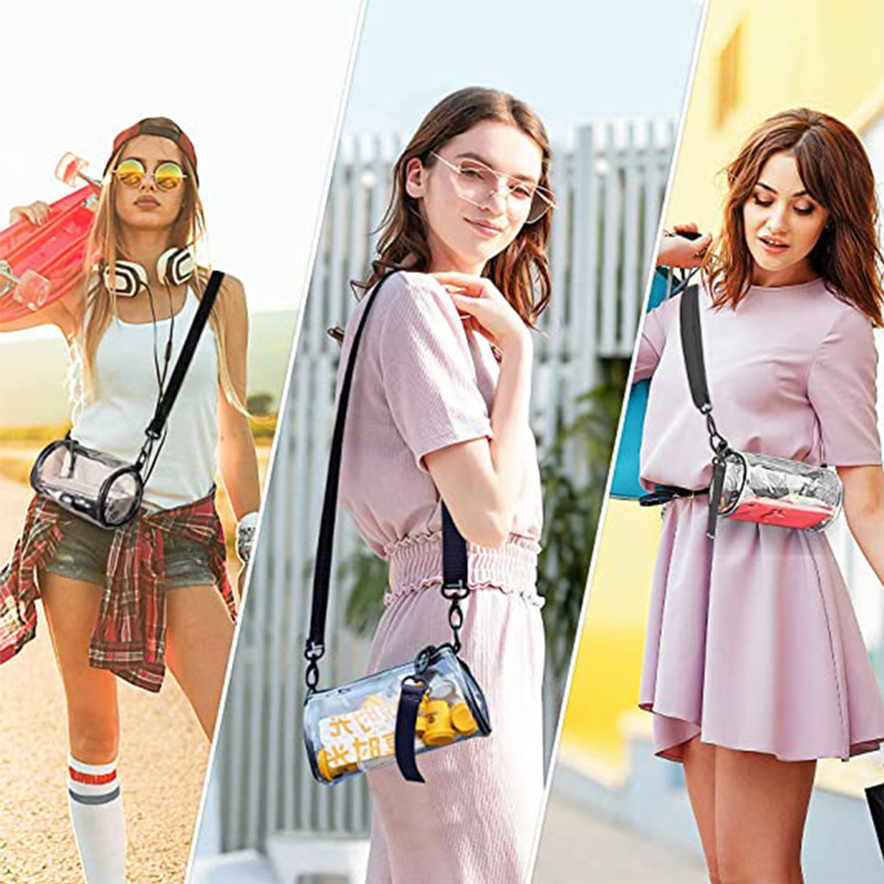 Clear PVC Mini Crossbody Bag 5