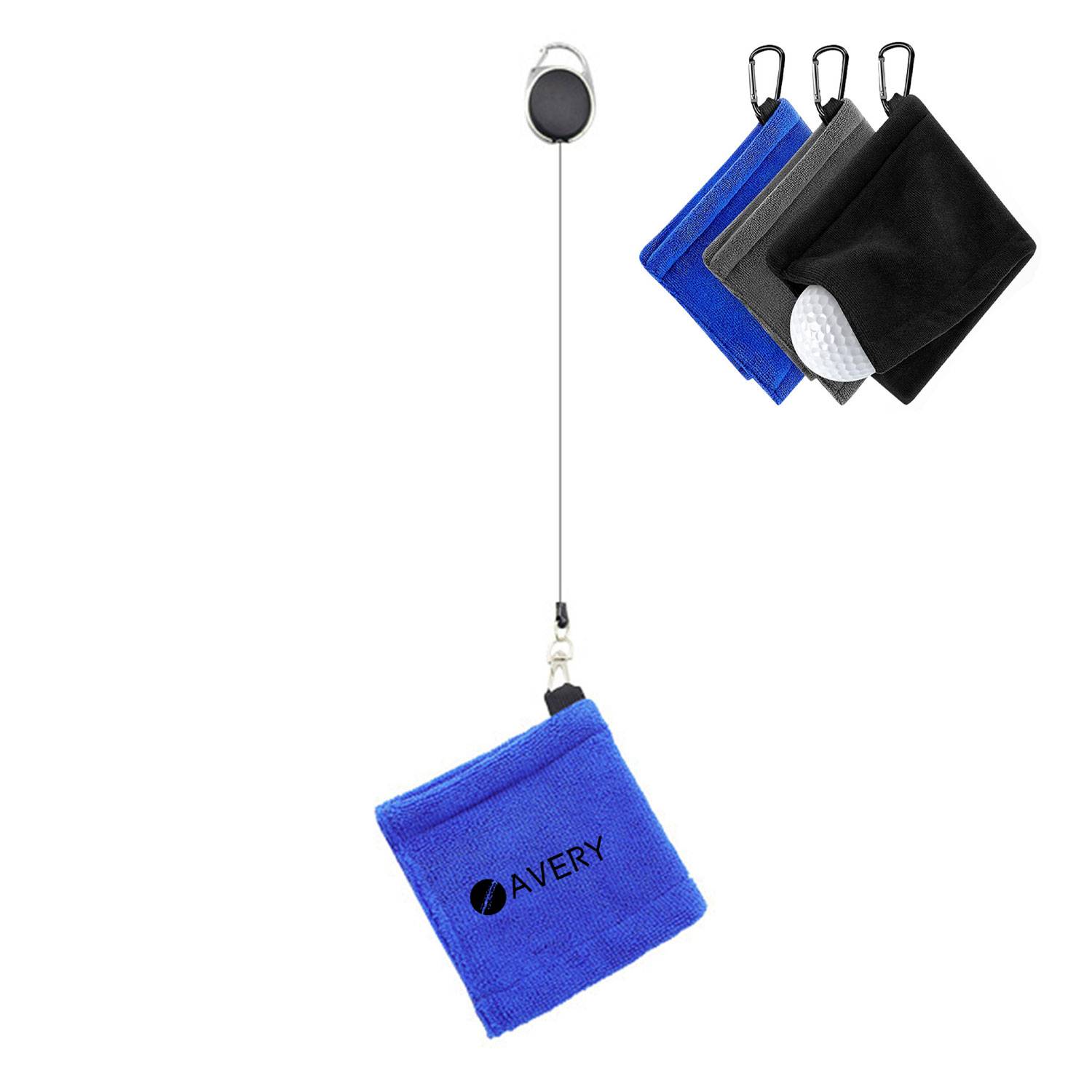 Golf ball cleaning towel 2