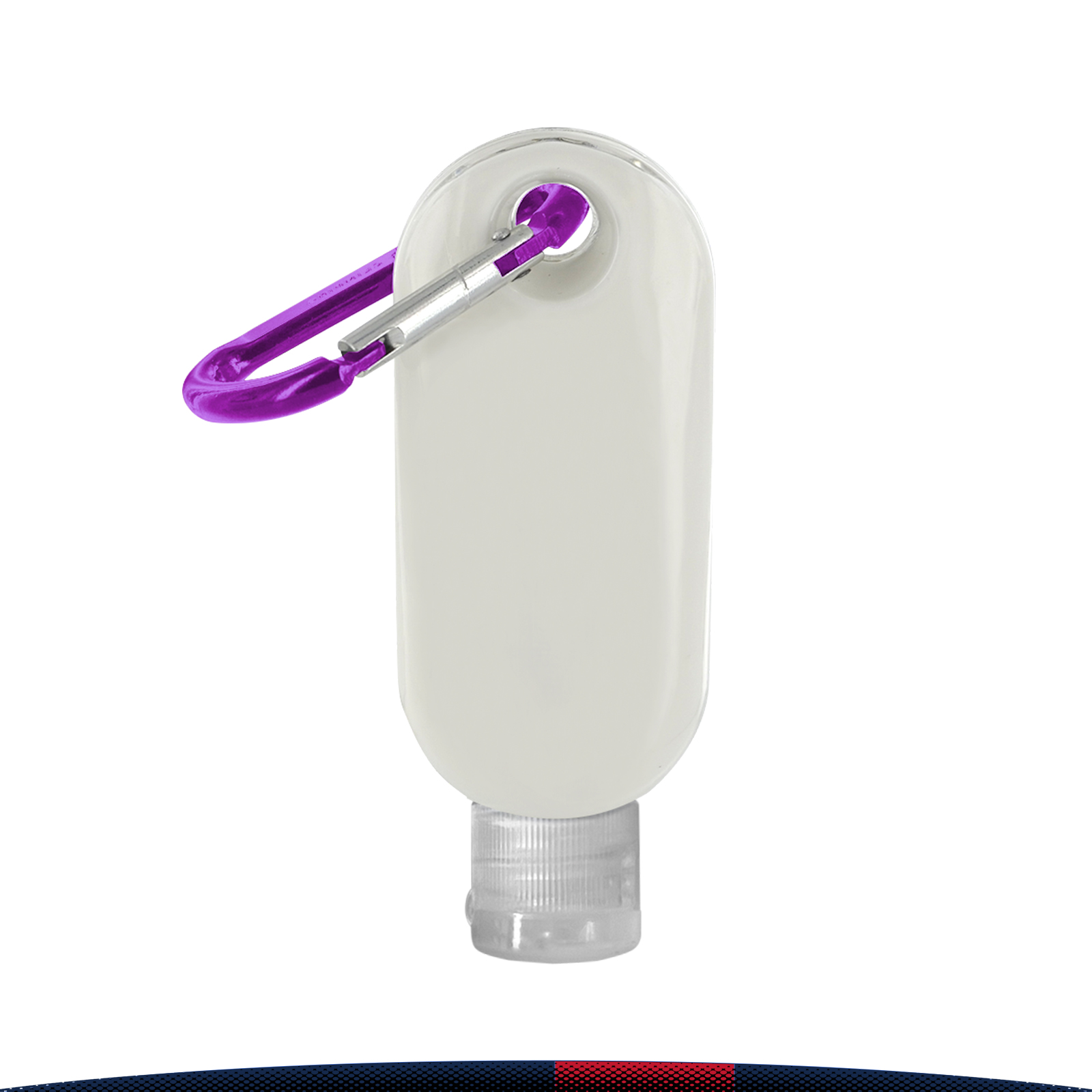 1.9 oz. Seth Clear Bottle SPF 30 Sunscreen with Carabiner 5