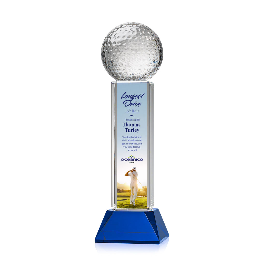 Golf Ball VividPrint™ Award on Stowe - Blue 10
