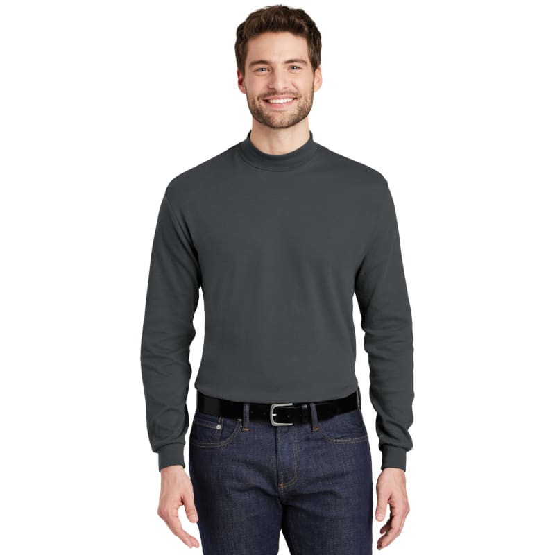 Port Authority Interlock Knit Mock Turtleneck. 10
