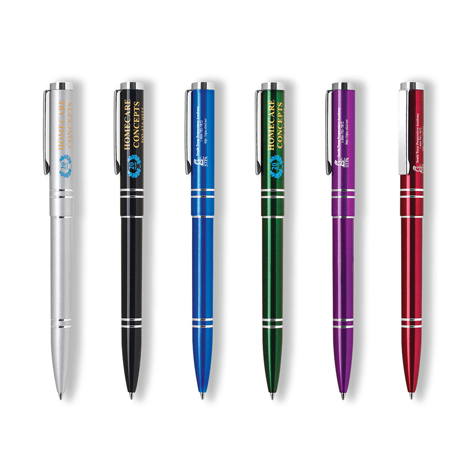 Aluminum Ballpoint Click Metal Pen 25