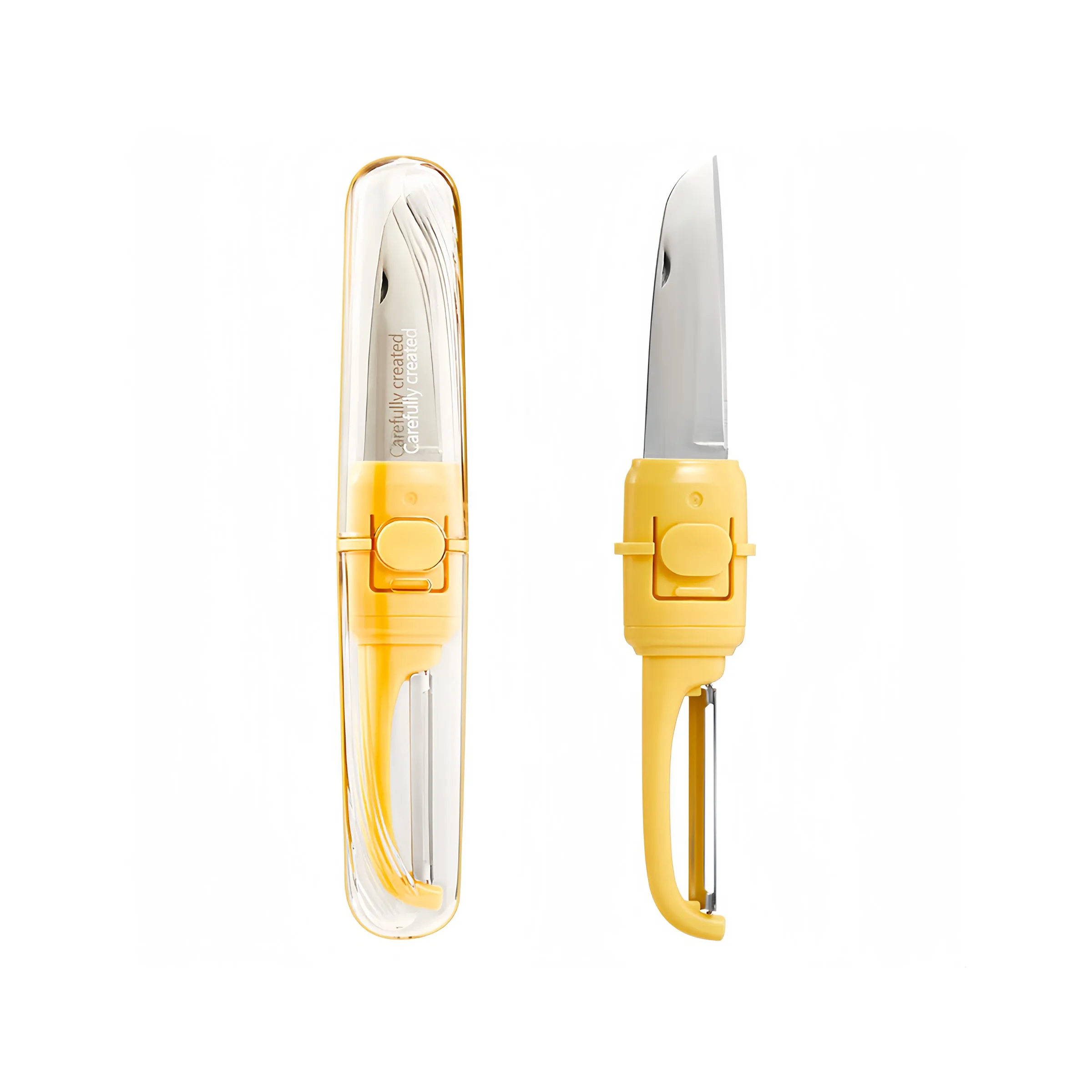 Polycarbonate Portable Folding Fruit Peeler With 10 3