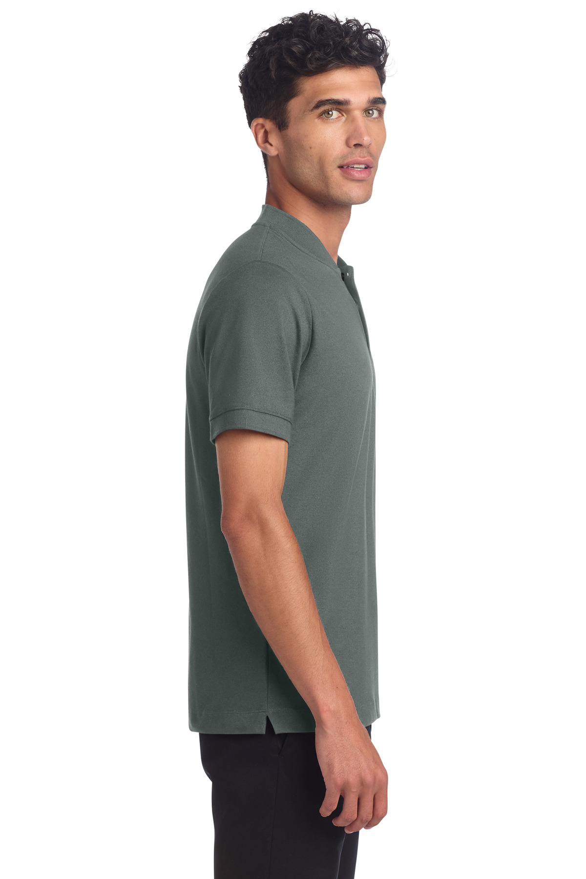 Mercer+Mettle Stretch Pique Henley MM1008 3