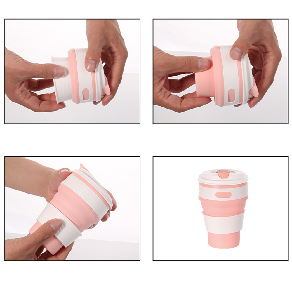 Silicone Portable Foldable Water Cup 2