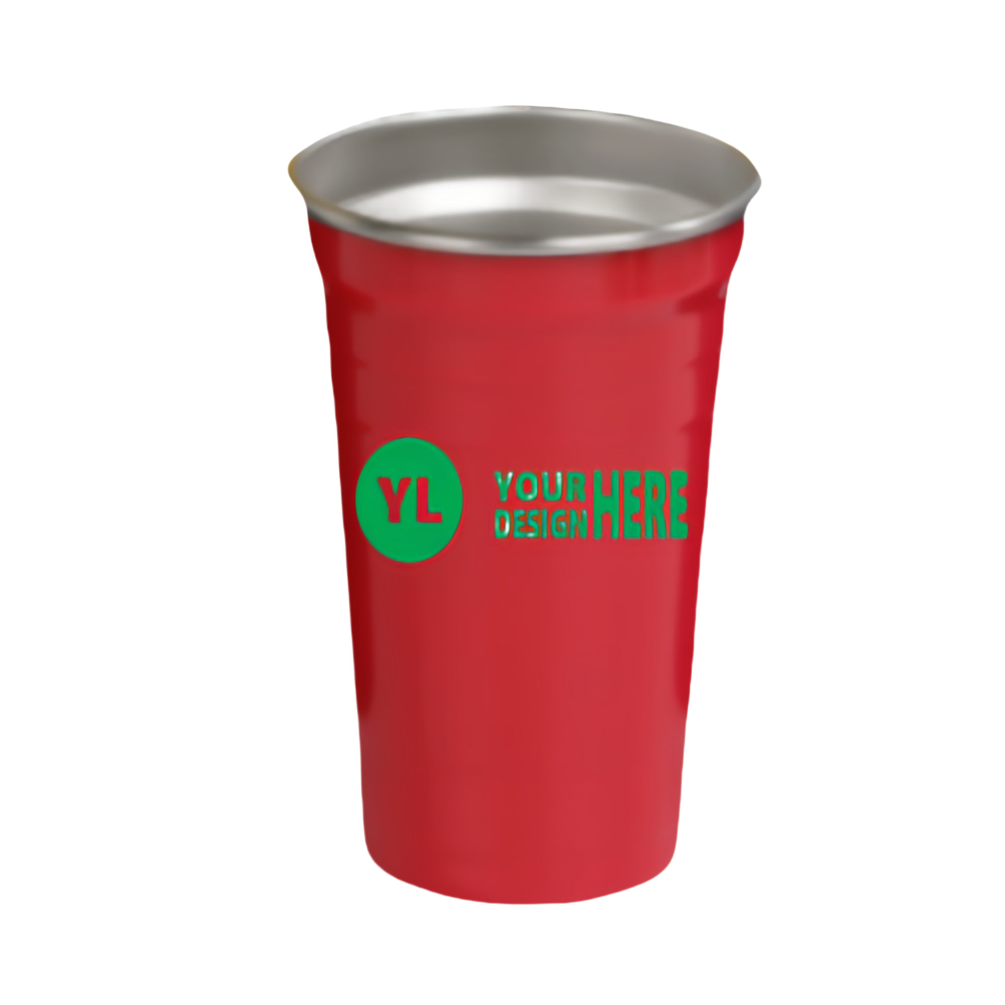 16oz. Stainless Steel Step Pint Cups 3