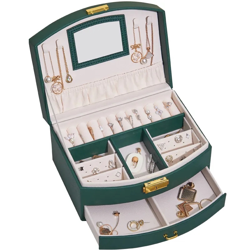 2 Layer PU Leather Jewellery box for Necklace 3