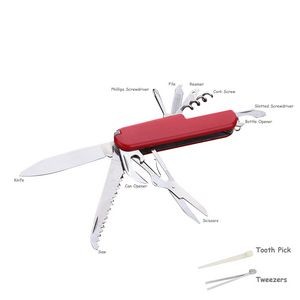 12 In 1 Multi Function Tool Compact Stainless Steel Knife 16