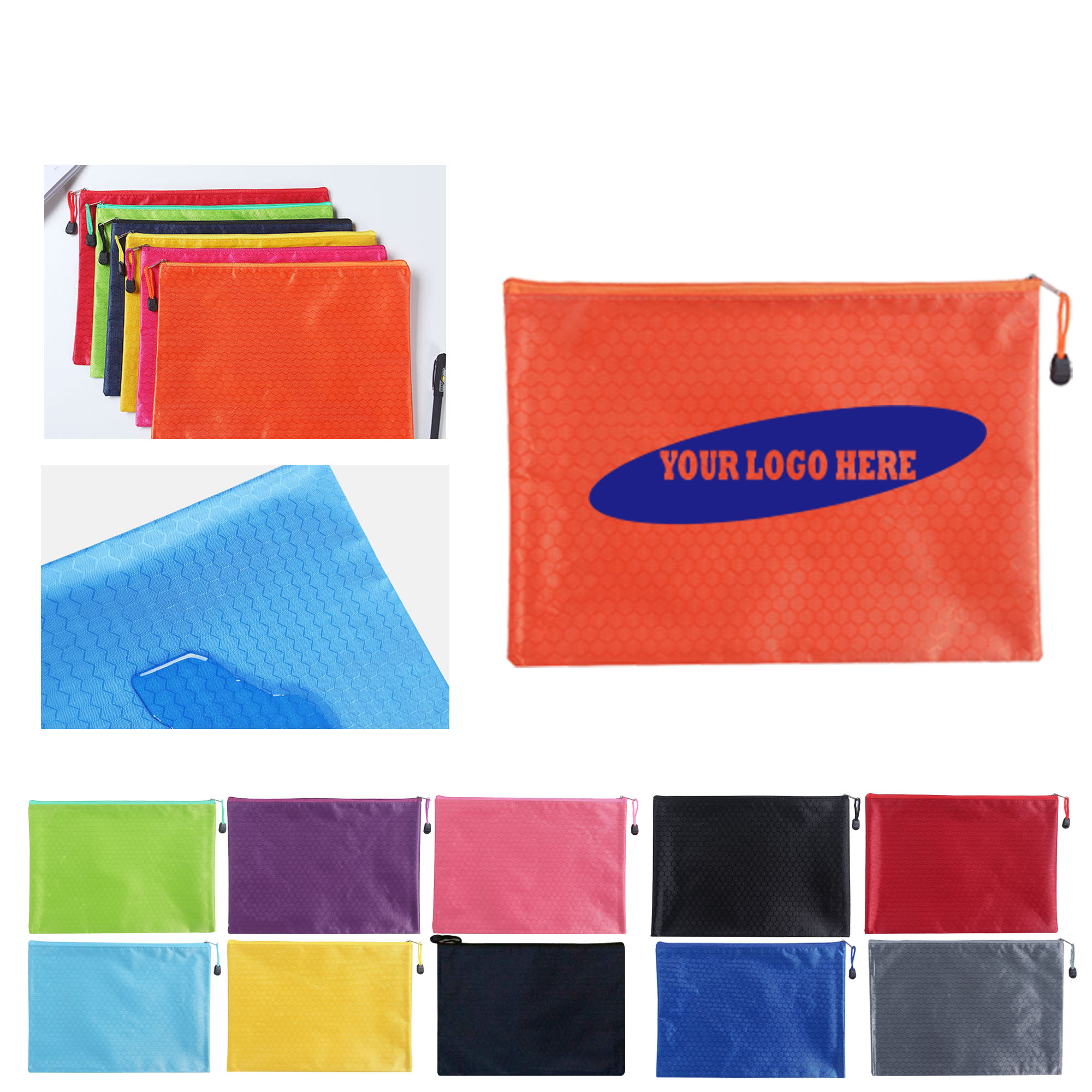 A4 Double Waterproof File Bags Customized Logo 1