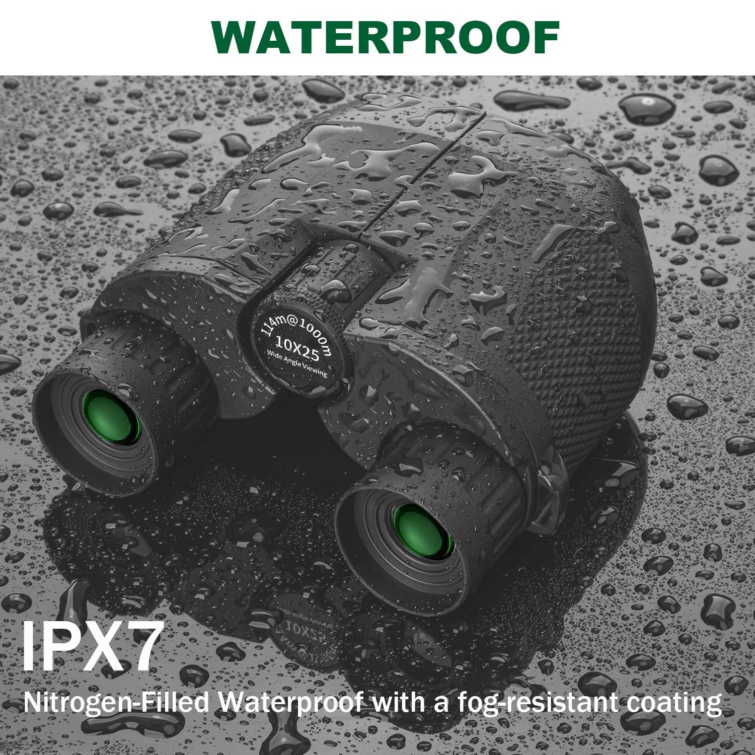 Portable HD Binoculars - Clear View for Outdoor Use 7
