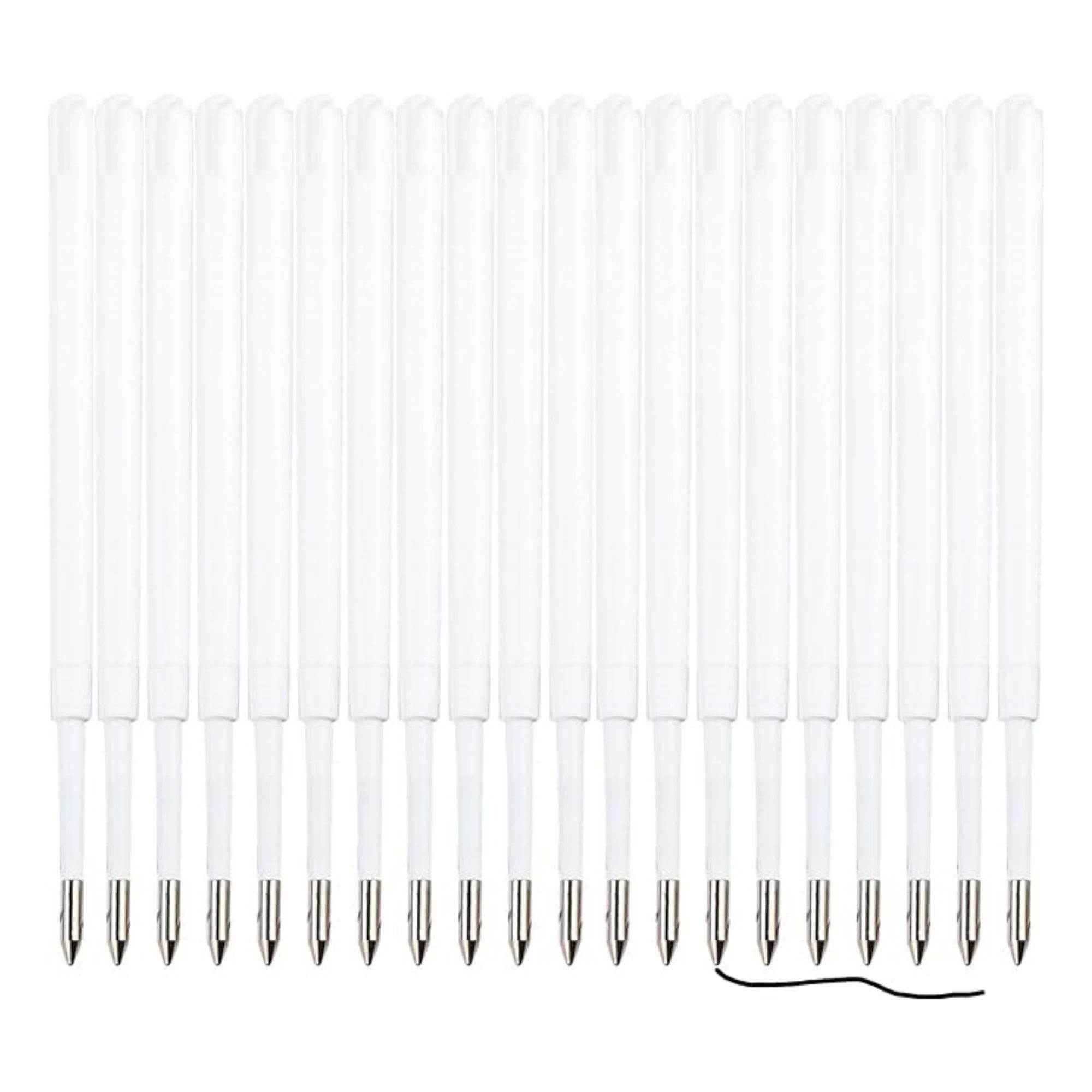 20 Pieces Ballpoint Pen Refills Black Ink