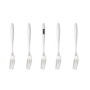 3 Teeth Stainless Steel Flat Fruit Fork 8