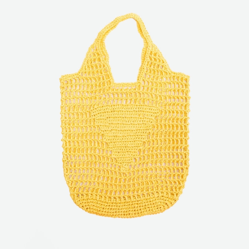 Large Handmade Rope Bag, custom tote bag with logo imprint 1