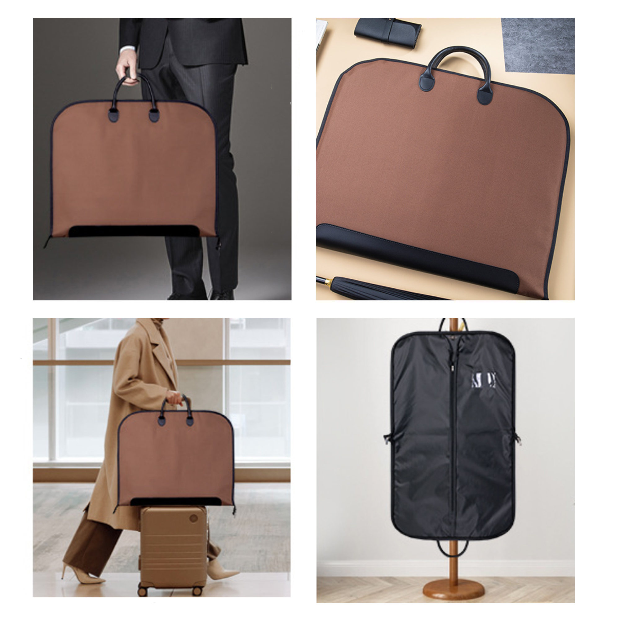 Full Color Hangable Dress Carry On Garment Bag MOQ 10 3