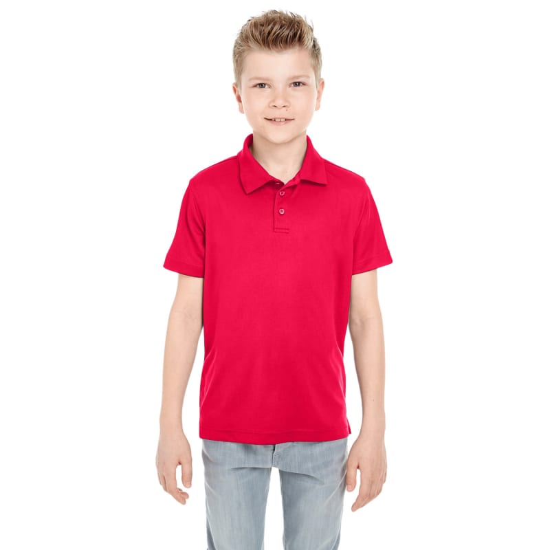 UltraClub Youth Cool & Dry Mesh Piqué Polo 3