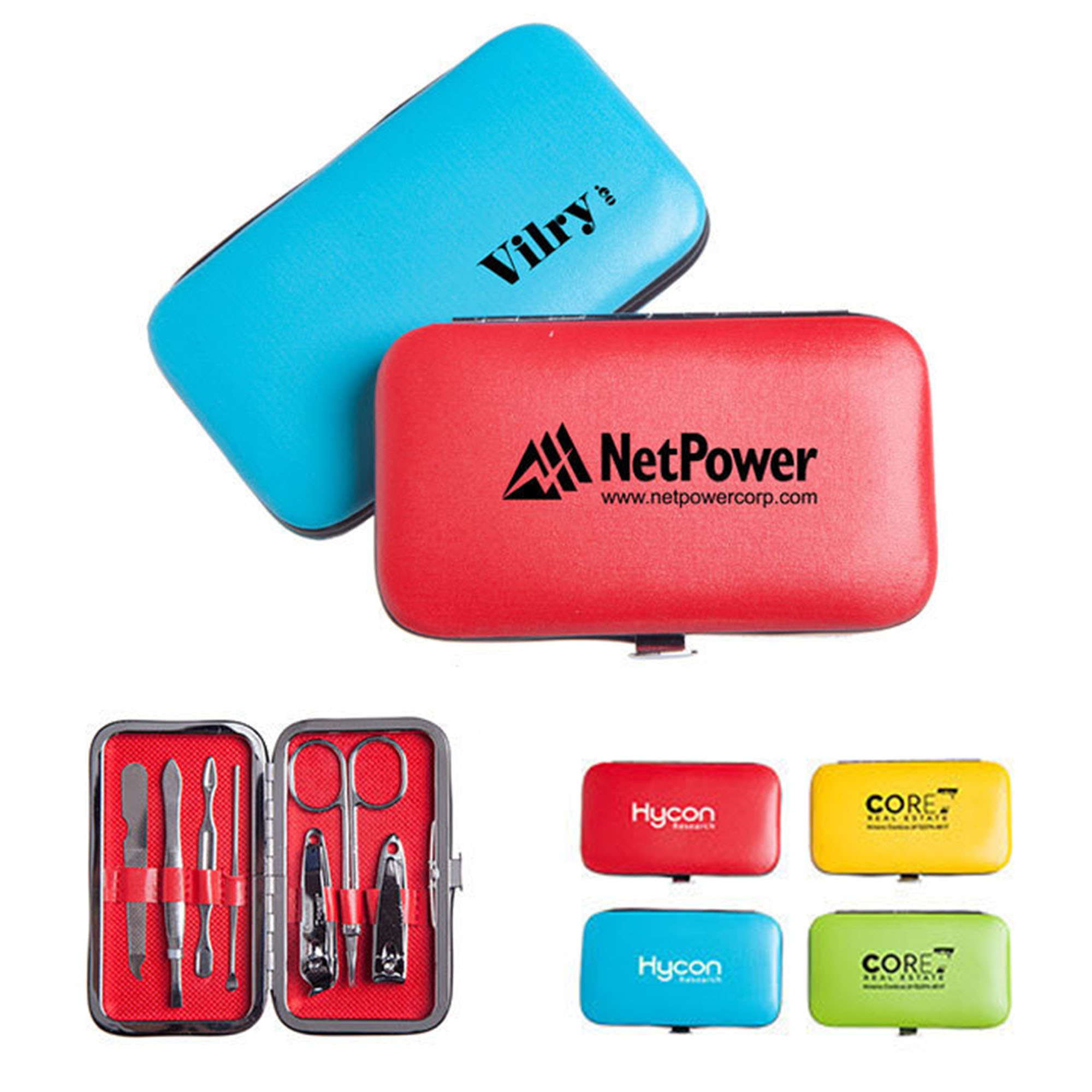 PU Manicure Set – 7-Piece Logo Printable 2