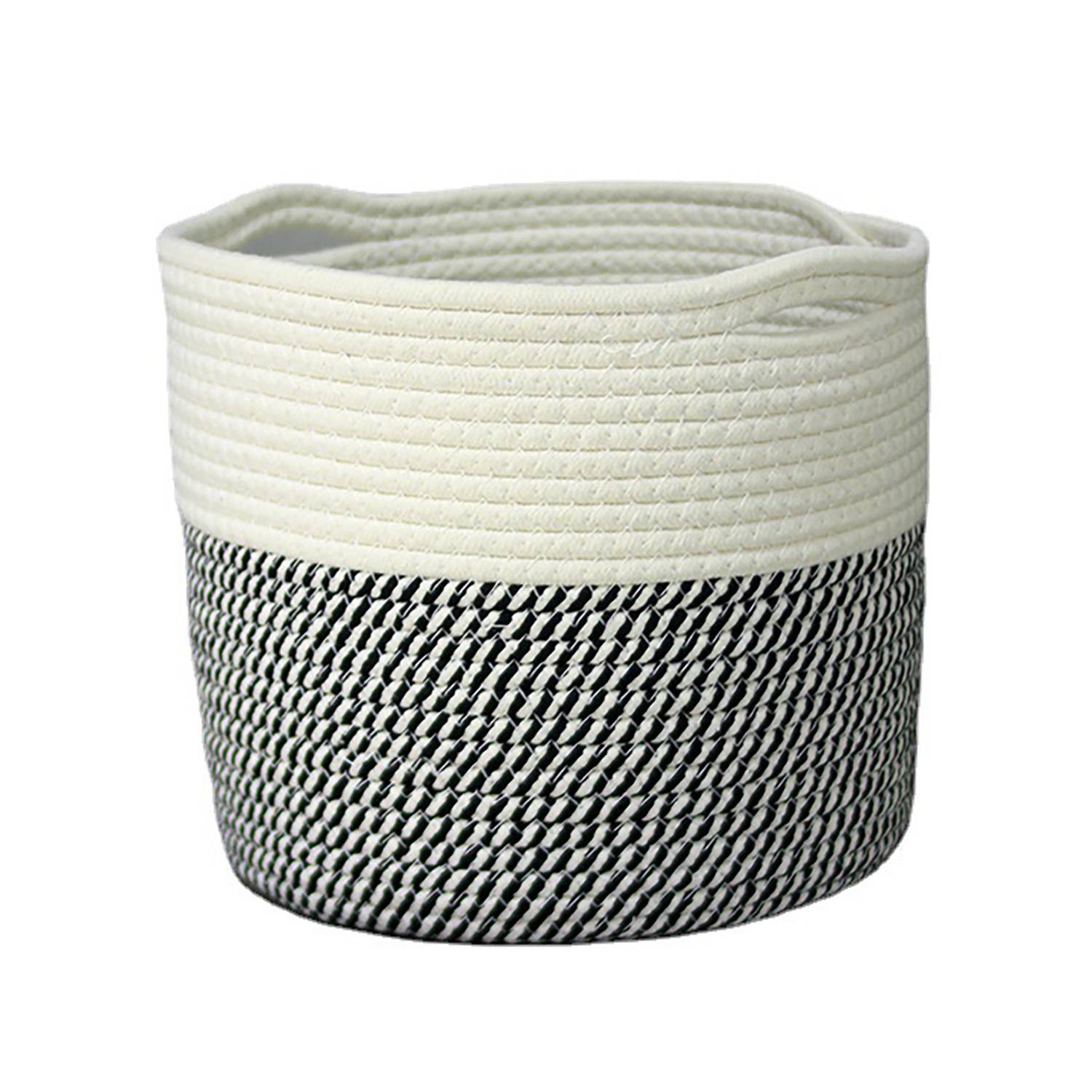 Cotton Rope Large Capacity Round Basket 1