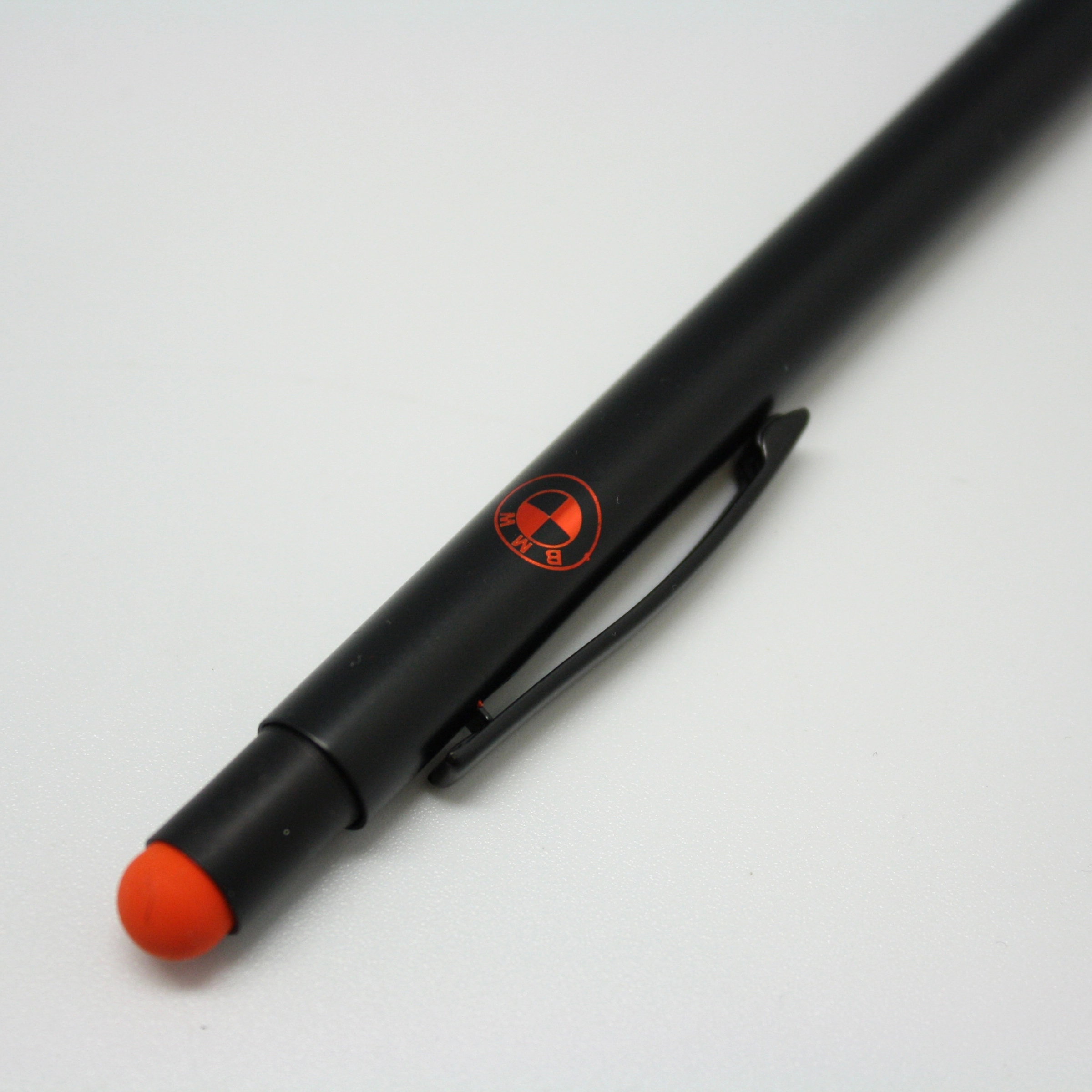 Soft-Velvet-Touch Click Metal Stylus Pen with Color Logos 9