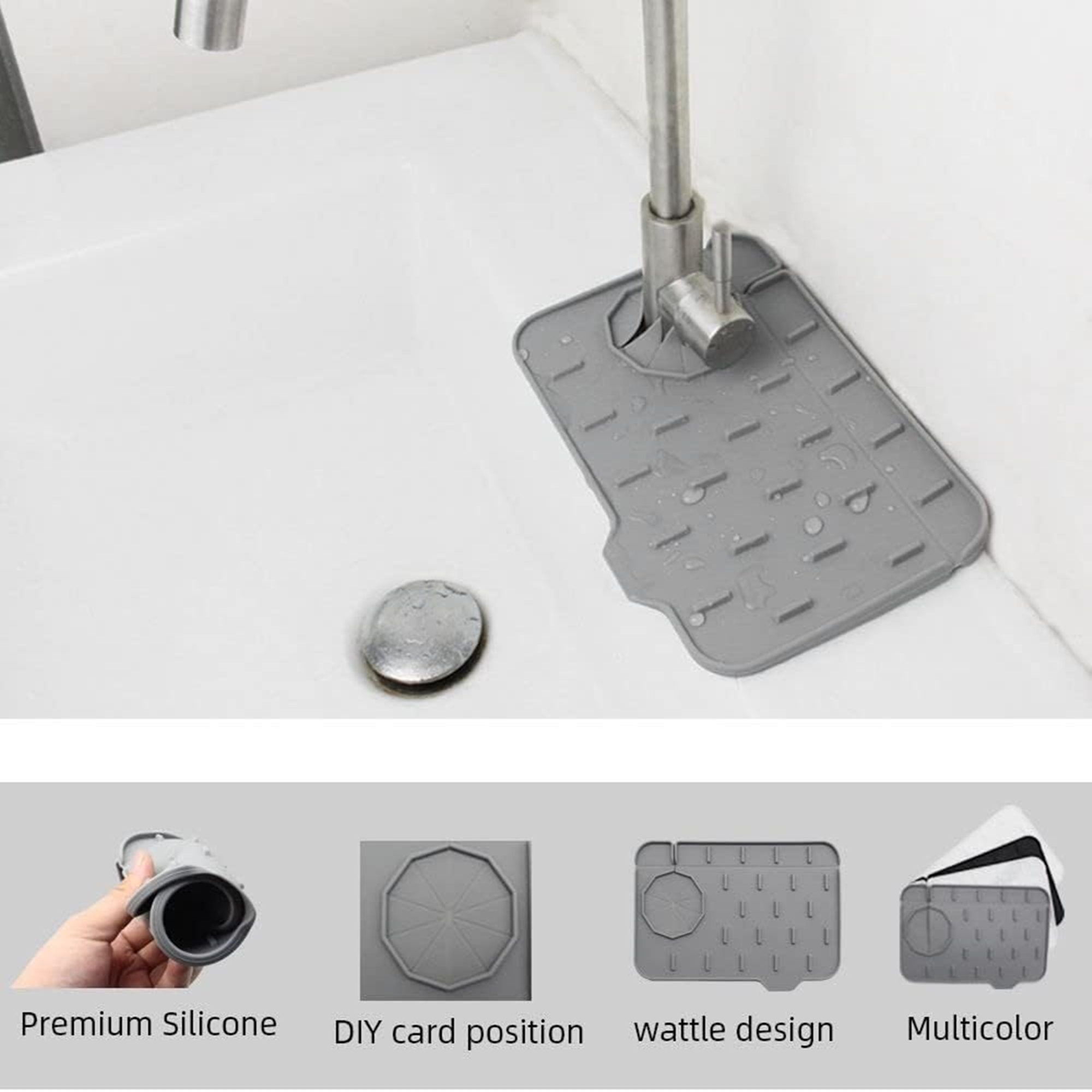 Water Absorbent Dish Drying Pads For Kitchen Countertop 3