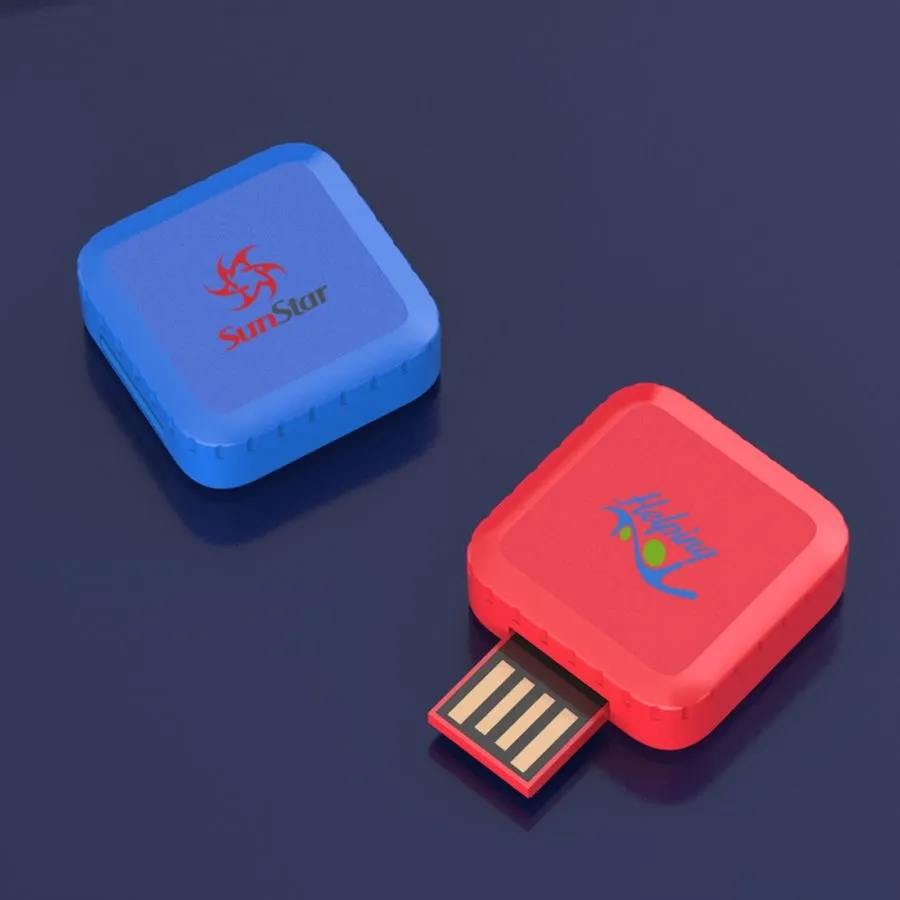 Square 360 Rotating USB 5