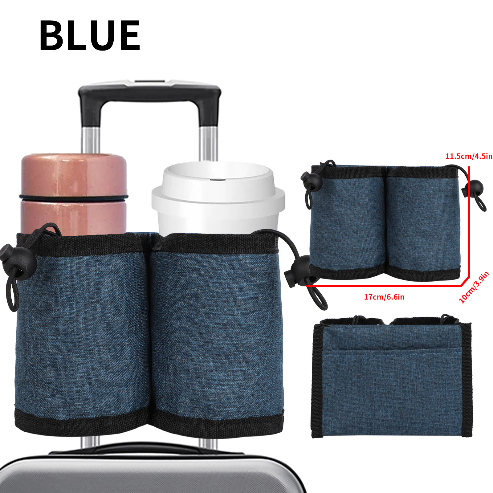 Luggage Cup Holder Travel Bag with Shoulder Strap 4