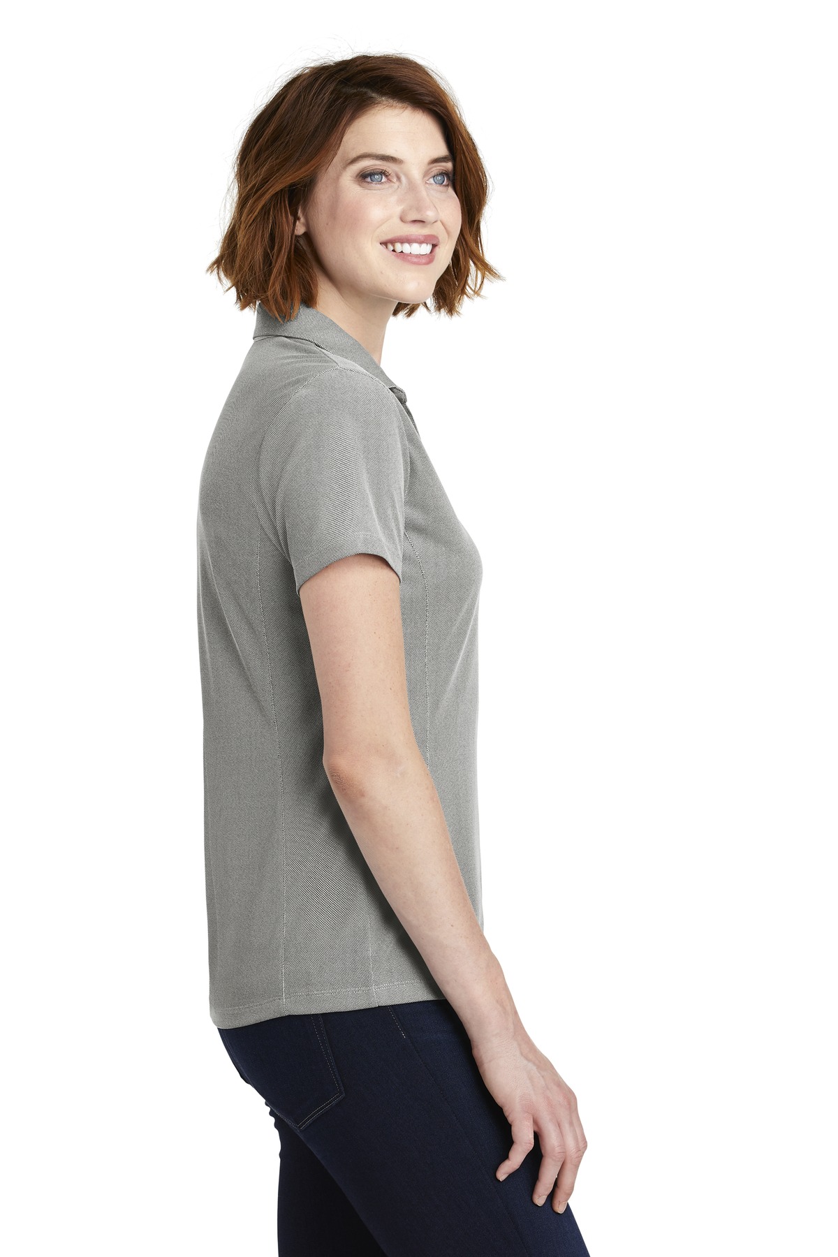 Women's Poly Oxford Pique Polo