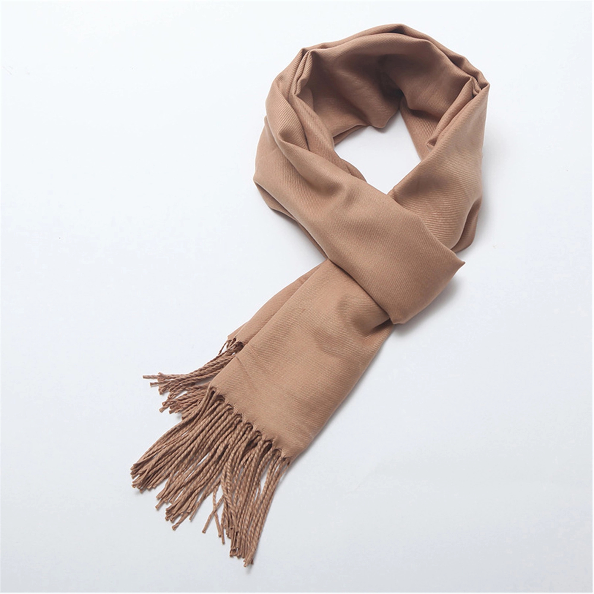 Cashmere Scarf With Fringes 7