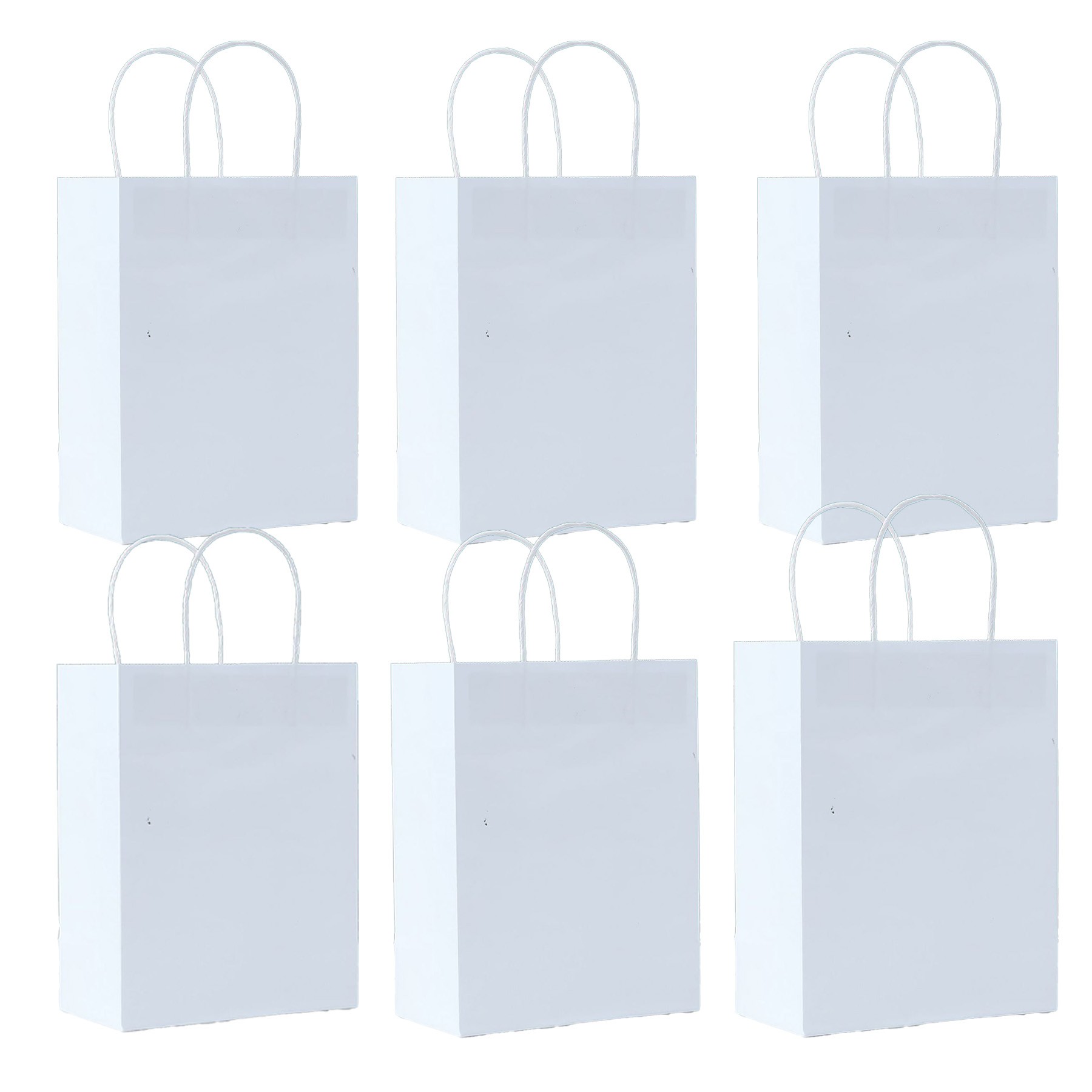 Small Handle Paper Lunch Bags 4