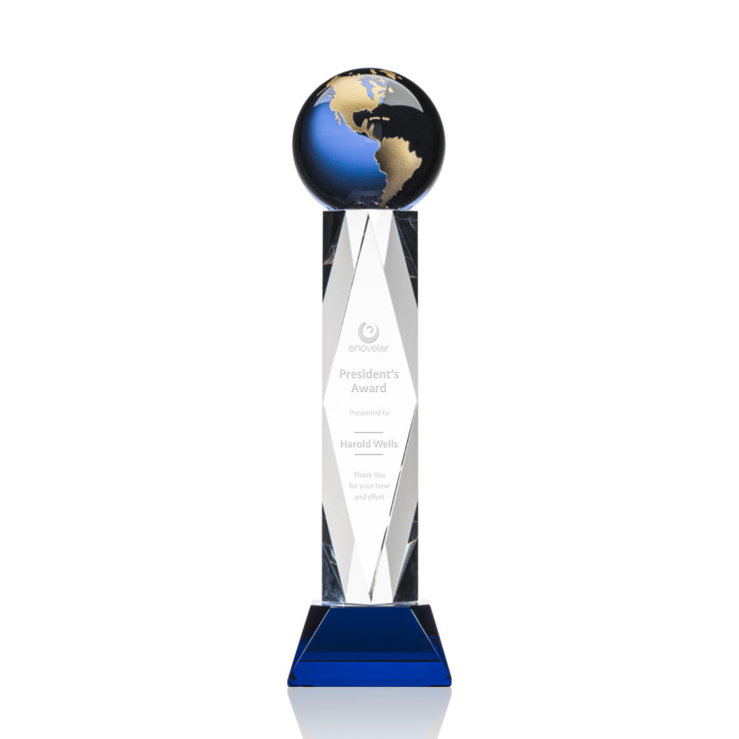 Ripley Globe Award - Blue/Gold 4