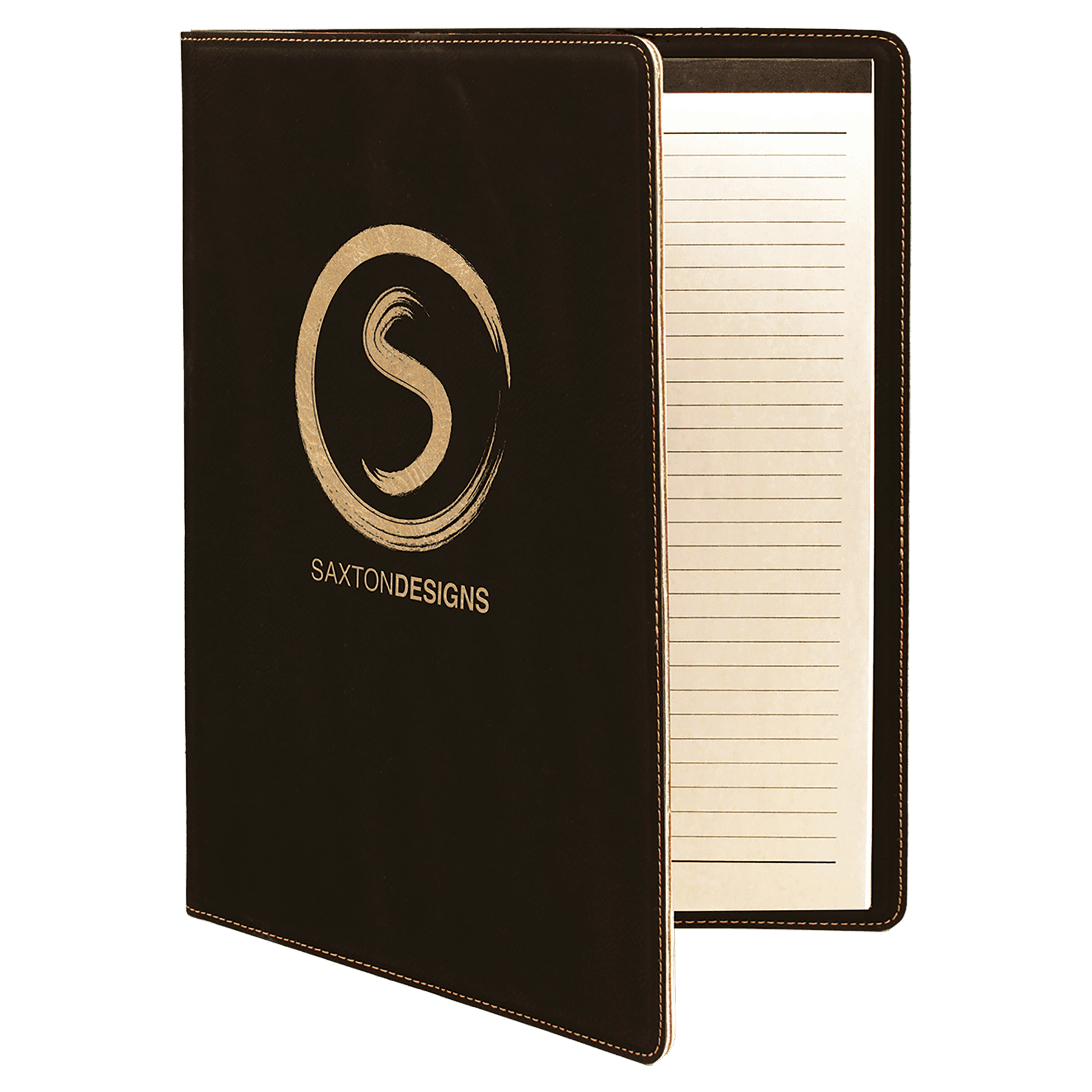 9 1/2" X 12" Laserable Leatherette Portfolio With Notepad 5