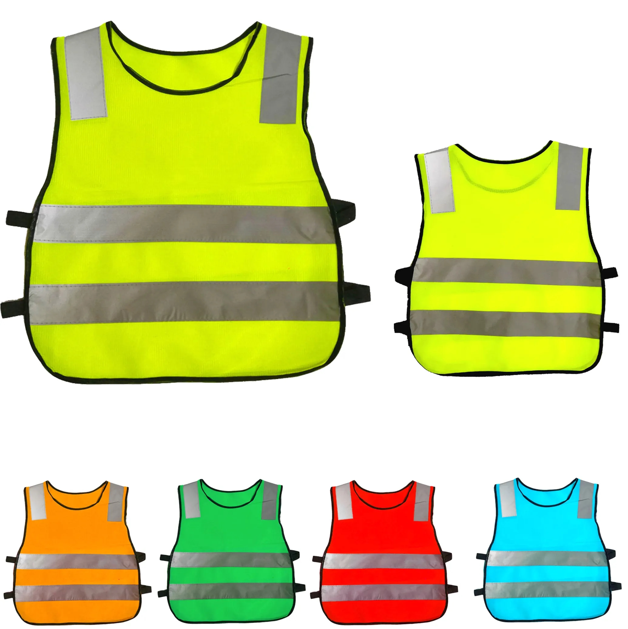 Kids Crossing Guard Kit Traffic Reflective Safety Vest