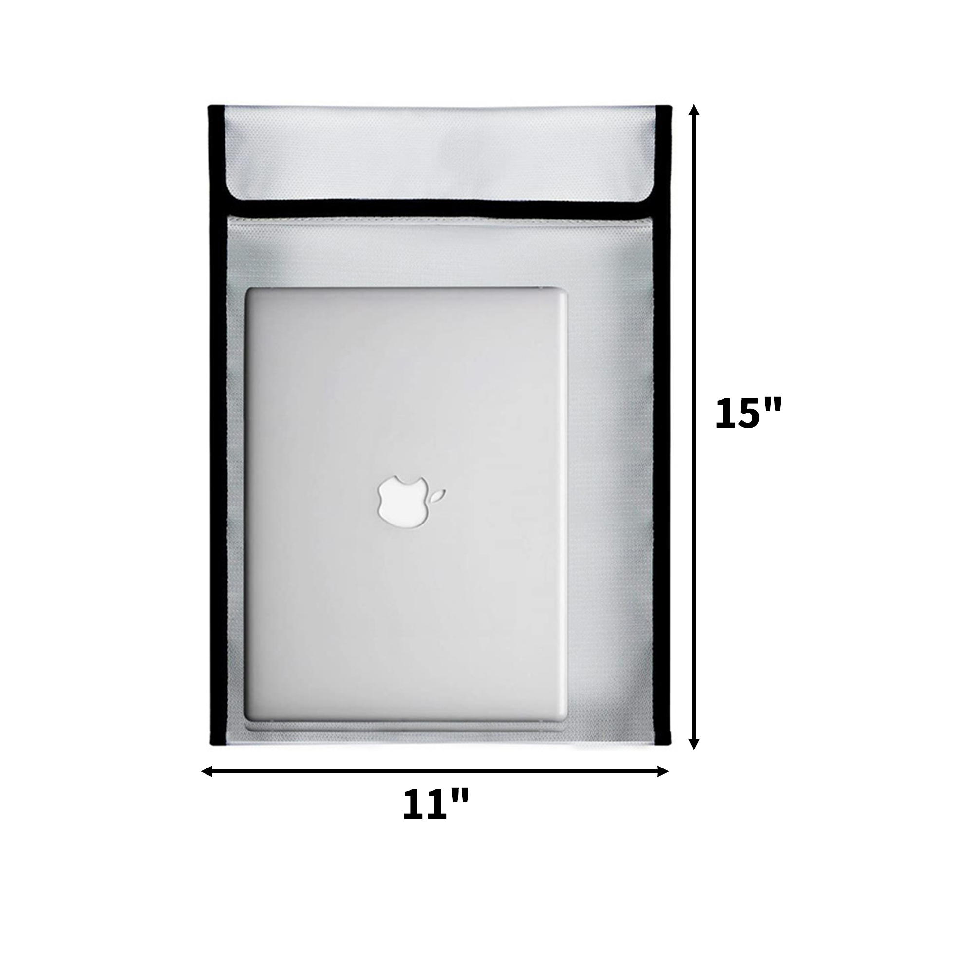 Fire Resistant Document Storage Pouch With Locking Closure 4