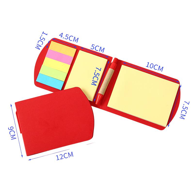 Mini Sticky Note Pad Set W/ Pen 2