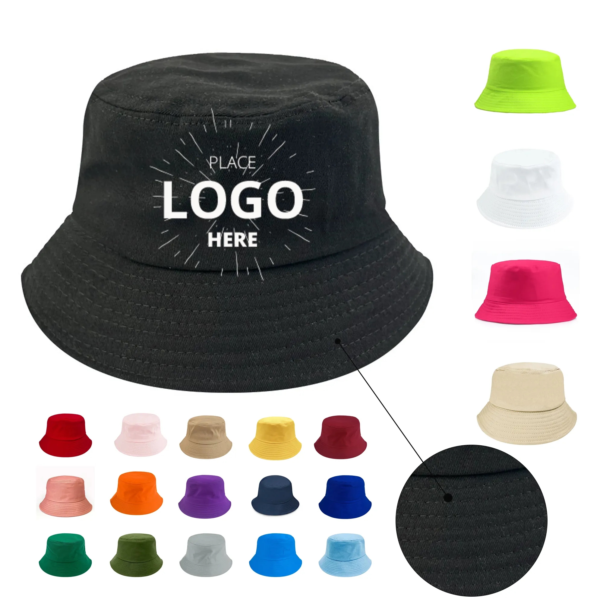 Flat Top Unisex Beach Hat 8